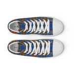 Scotstee Shop - Scotstee Shop Plaid Tartan High Top Sneakers Clan MacBeth Ancient Plaid Converse High Tops Sneakers, Converse Christmas Sneakers
