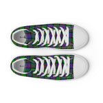Scotstee Shop - Scotstee Shop Plaid Tartan High Top Sneakers Clan MacBrayne Plaid Converse High Tops Sneakers, Converse Christmas Sneakers