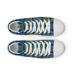 Scotstee Shop - Scotstee Shop Plaid Tartan High Top Sneakers Clan MacCorquodale Plaid Converse High Tops Sneakers, Converse Christmas Sneakers