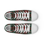 Scotstee Shop - Scotstee Shop Plaid Tartan High Top Sneakers Clan MacDiarmid Plaid Converse High Tops Sneakers, Converse Christmas Sneakers