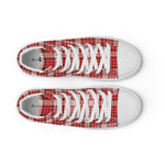 Scotstee Shop - Scotstee Shop Plaid Tartan High Top Sneakers Clan MacDougall Dress Plaid Converse High Tops Sneakers, Converse Christmas Sneakers