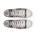 Scotstee Shop - Scotstee Shop Plaid Tartan High Top Sneakers Clan MacDuff Dress Ancient Plaid Converse High Tops Sneakers, Converse Christmas Sneakers