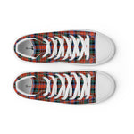 Scotstee Shop - Scotstee Shop Plaid Tartan High Top Sneakers Clan MacDuff Ancient Plaid Converse High Tops Sneakers, Converse Christmas Sneakers
