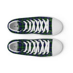 Scotstee Shop - Scotstee Shop Plaid Tartan High Top Sneakers Clan MacEwen Hunting Plaid Converse High Tops Sneakers, Converse Christmas Sneakers