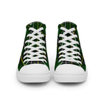 Scotstee Shop - Scotstee Shop Plaid Tartan High Top Sneakers Clan MacAlpine Modern Plaid Converse High Tops Sneakers, Converse Christmas Sneakers
