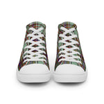 Scotstee Shop - Scotstee Shop Plaid Tartan High Top Sneakers Clan MacAndrew Plaid Converse High Tops Sneakers, Converse Christmas Sneakers