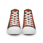 Scotstee Shop - Scotstee Shop Plaid Tartan High Top Sneakers Clan MacAulay Ancient Plaid Converse High Tops Sneakers, Converse Christmas Sneakers