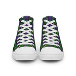 Scotstee Shop - Scotstee Shop Plaid Tartan High Top Sneakers Clan MacBrayne Plaid Converse High Tops Sneakers, Converse Christmas Sneakers