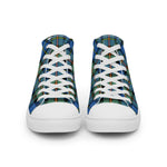 Scotstee Shop - Scotstee Shop Plaid Tartan High Top Sneakers Clan MacCorquodale Plaid Converse High Tops Sneakers, Converse Christmas Sneakers