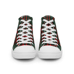 Scotstee Shop - Scotstee Shop Plaid Tartan High Top Sneakers Clan MacDiarmid Plaid Converse High Tops Sneakers, Converse Christmas Sneakers