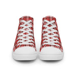 Scotstee Shop - Scotstee Shop Plaid Tartan High Top Sneakers Clan MacDougall Dress Plaid Converse High Tops Sneakers, Converse Christmas Sneakers