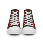 Scotstee Shop - Scotstee Shop Plaid Tartan High Top Sneakers Clan MacDuff Plaid Converse High Tops Sneakers, Converse Christmas Sneakers