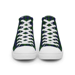 Scotstee Shop - Scotstee Shop Plaid Tartan High Top Sneakers Clan MacEwen Hunting Plaid Converse High Tops Sneakers, Converse Christmas Sneakers