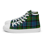 Tartan Men High Top Shoes Clan Newlands Plaid Converse High Tops Sneakers, Converse Christmas Sneakers Plaid High Top Shoes For Men