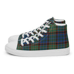 Tartan Men High Top Shoes Clan Nicolson Hunting Ancient Plaid Converse High Tops Sneakers, Converse Christmas Sneakers Plaid High Top Shoes For Men