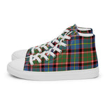 Tartan Men High Top Shoes Clan Norvel Plaid Converse High Tops Sneakers, Converse Christmas Sneakers Plaid High Top Shoes For Men