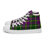 Tartan Men High Top Shoes Clan Taylor Plaid Converse High Tops Sneakers, Converse Christmas Sneakers Plaid High Top Shoes For Men
