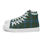 Tartan Men High Top Shoes Clan Ogilvie Hunting Ancient Plaid Converse High Tops Sneakers, Converse Christmas Sneakers Plaid High Top Shoes For Men