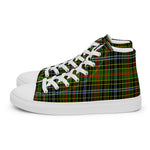 Plaid Tartan Men High Top Sneakers Clan Walkinshaw Plaid Converse High Tops Sneakers, Converse Christmas Sneakers