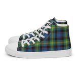 Plaid Tartan Men High Top Sneakers Clan Watson Ancient Plaid Converse High Tops Sneakers, Converse Christmas Sneakers