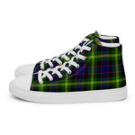 Plaid Tartan Men High Top Sneakers Clan Watson Modern Plaid Converse High Tops Sneakers, Converse Christmas Sneakers