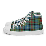 Plaid Tartan Men High Top Sneakers Clan Paisley Plaid Converse High Tops Sneakers, Converse Christmas Sneakers