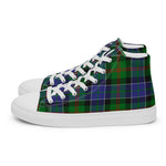 Plaid Tartan Men High Top Sneakers Clan Paterson Ancient Plaid Converse High Tops Sneakers, Converse Christmas Sneakers