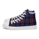 Plaid Tartan Men High Top Sneakers Clan Pride Of Scotland Plaid Converse High Tops Sneakers, Converse Christmas Sneakers
