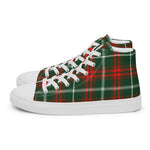 Plaid Tartan Men High Top Sneakers Clan Prince Of Wales Plaid Converse High Tops Sneakers, Converse Christmas Sneakers