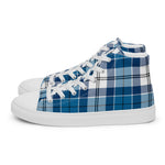 Plaid Tartan Men High Top Sneakers Clan Roberton Plaid Converse High Tops Sneakers, Converse Christmas Sneakers