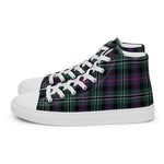 Plaid Tartan Men High Top Sneakers Clan Rose Hunting Modern Plaid Converse High Tops Sneakers, Converse Christmas Sneakers