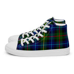 Plaid Tartan Men High Top Sneakers Clan Smith Modern Plaid Converse High Tops Sneakers, Converse Christmas Sneakers