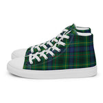 Plaid Tartan Men High Top Sneakers Clan Stewart Hunting Modern Plaid Converse High Tops Sneakers, Converse Christmas Sneakers