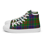 Plaid Tartan Men High Top Sneakers Clan Sinclair Plaid Converse High Tops Sneakers, Converse Christmas Sneakers