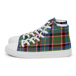 Plaid Tartan Men High Top Sneakers Clan Stirling Plaid Converse High Tops Sneakers, Converse Christmas Sneakers