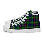 Plaid Tartan Men High Top Sneakers Clan Swinton Plaid Converse High Tops Sneakers, Converse Christmas Sneakers