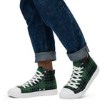 Scotstee Shop - Scotstee Shop Plaid Tartan High Top Sneakers Clan MacAulay Hunting Plaid Converse High Tops Sneakers, Converse Christmas Sneakers