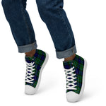 Scotstee Shop - Scotstee Shop Plaid Tartan High Top Sneakers Clan MacCallum Modern Plaid Converse High Tops Sneakers, Converse Christmas Sneakers