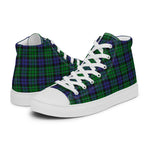 Scotstee Shop - Scotstee Shop Plaid Tartan High Top Sneakers Clan MacCallum Plaid Converse High Tops Sneakers, Converse Christmas Sneakers
