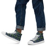 Scotstee Shop - Scotstee Shop Plaid Tartan High Top Sneakers Clan MacDonell Of Glengarry Ancient Plaid Converse High Tops Sneakers, Converse Christmas Sneakers