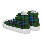 Tartan Men High Top Shoes Clan Newlands Plaid Converse High Tops Sneakers, Converse Christmas Sneakers Plaid High Top Shoes For Men
