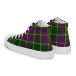 Tartan Men High Top Shoes Clan Taylor Plaid Converse High Tops Sneakers, Converse Christmas Sneakers Plaid High Top Shoes For Men