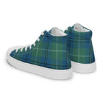 Plaid Tartan Men High Top Sneakers Clan Oliphant Ancient Plaid Converse High Tops Sneakers, Converse Christmas Sneakers