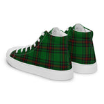 Plaid Tartan Men High Top Sneakers Clan Orrock Plaid Converse High Tops Sneakers, Converse Christmas Sneakers
