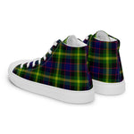 Plaid Tartan Men High Top Sneakers Clan Watson Modern Plaid Converse High Tops Sneakers, Converse Christmas Sneakers