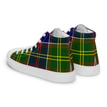 Plaid Tartan Men High Top Sneakers Clan Whitelaw Modern Plaid Converse High Tops Sneakers, Converse Christmas Sneakers