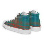 Plaid Tartan Men High Top Sneakers Clan Wilson Ancient Plaid Converse High Tops Sneakers, Converse Christmas Sneakers