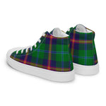 Plaid Tartan Men High Top Sneakers Clan Young Plaid Converse High Tops Sneakers, Converse Christmas Sneakers