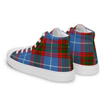 Plaid Tartan Men High Top Sneakers Clan Pentland Plaid Converse High Tops Sneakers, Converse Christmas Sneakers