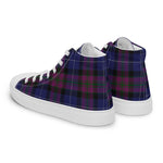 Plaid Tartan Men High Top Sneakers Clan Pride Of Scotland Plaid Converse High Tops Sneakers, Converse Christmas Sneakers